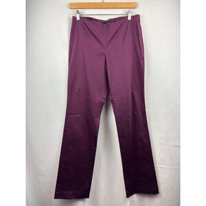 Women’s MODA International Size 8 Plum Straight Leg Slacks